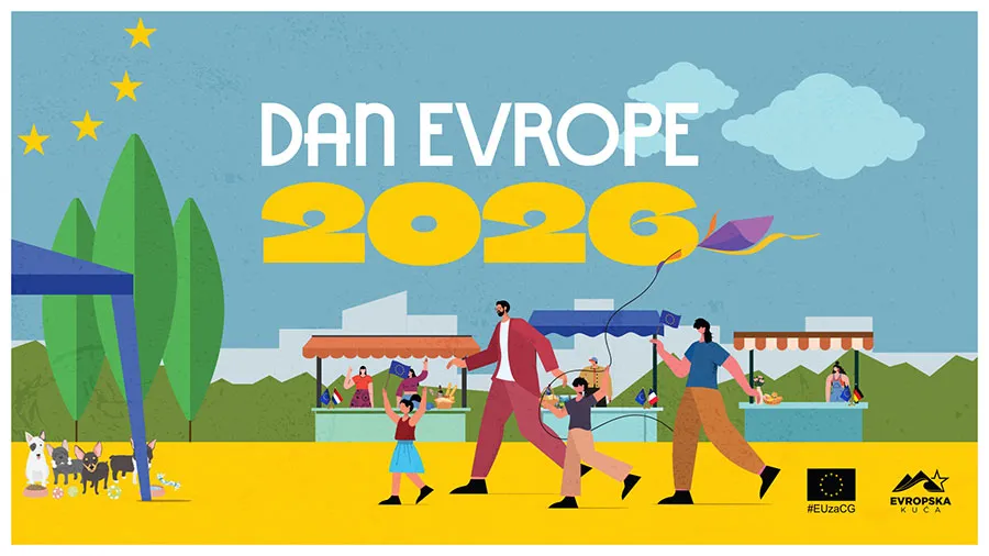 Día de Europa en todo Montenegro