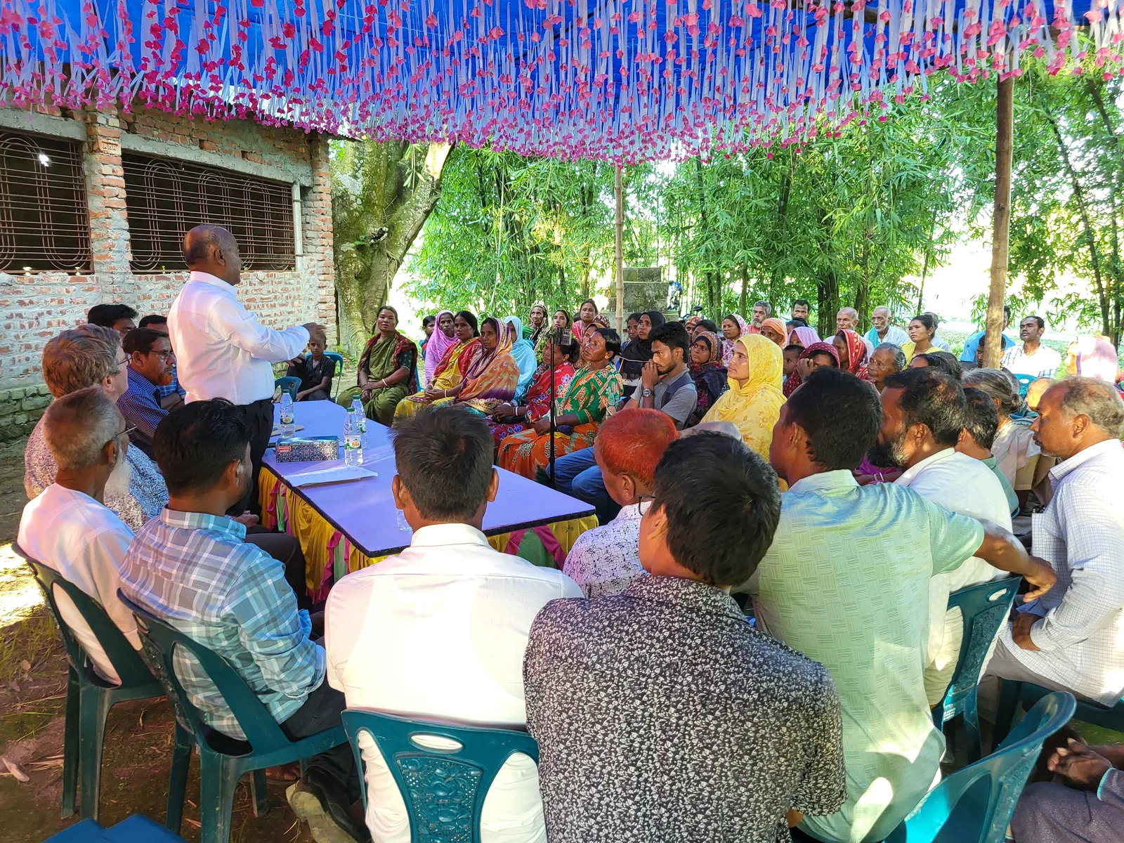 Discussion with the Gadipara Water Management Cooperative Association at Boda Upazilla, Panchagar District