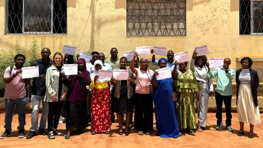 Formación de mujeres en Mozambique