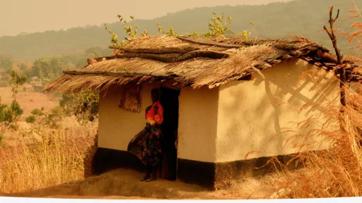 women in her home