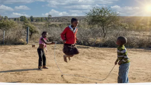 kids jumping rope