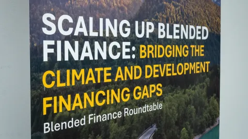 blended finance roundtable banner