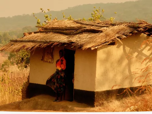 women in her home