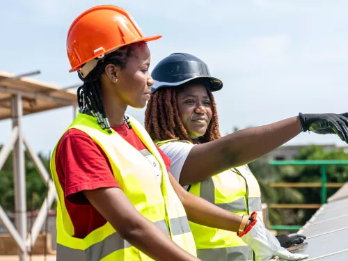 Togo solar electricity panels