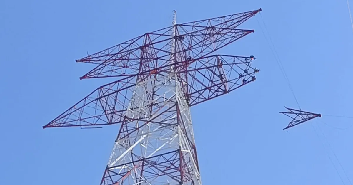 Africa's Tallest Transmission Tower Rises Over the Zambezi